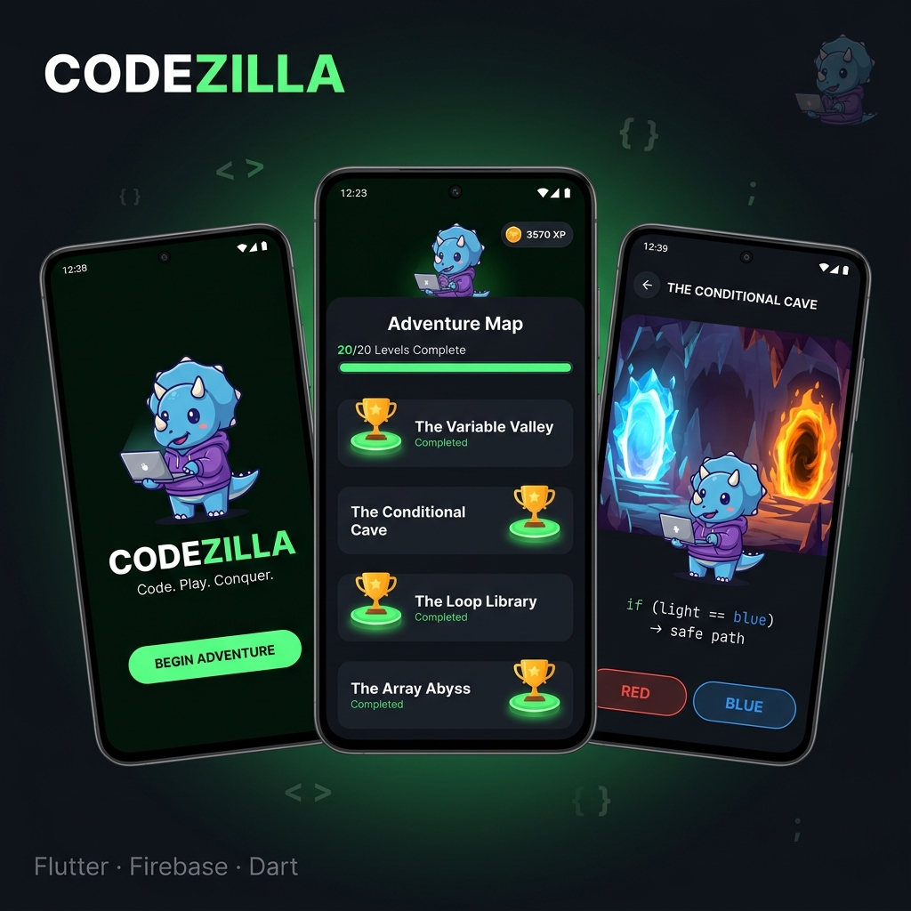 Codezilla App Concept